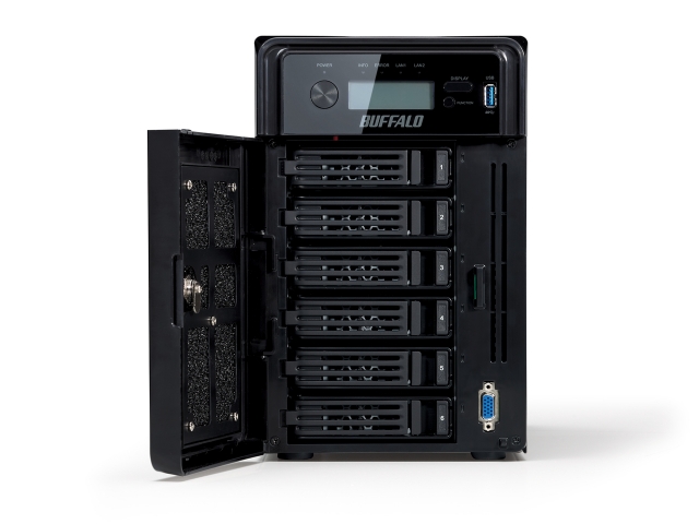 Die TeraStations 5600 bietet neben optimaler Datensicherheit auch flexible Skalierbarkeit und umfang Die TeraStations 5600 bietet neben optimaler Datensicherheit auch flexible Skalierbarkeit und umfang