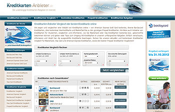 www.kreditkarten-anbieter.de in neuem Design www.kreditkarten-anbieter.de in neuem Design