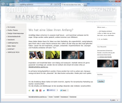 Forum für Entwickler und Unternehmer mit guten Marketing-Ideen, nicht nur aus Aachen Forum für Entwickler und Unternehmer mit guten Marketing-Ideen, nicht nur aus Aachen