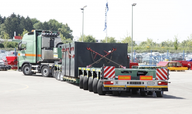 Das neue Schwerlastmodul vom Typ THP/SL S Foto: Goldhofer Das neue Schwerlastmodul vom Typ THP/SL S Foto: Goldhofer