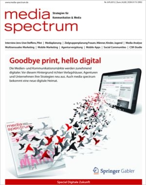 Coverabbildung der aktuellen und letzen Ausgabe 08-09/2012 der Fachzeitschrift Media Spectrum Coverabbildung der aktuellen und letzen Ausgabe 08-09/2012 der Fachzeitschrift Media Spectrum