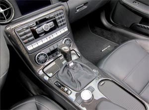 Chrometec SLK Tuning: Mittelkonsole aus Carbon Chrometec SLK Tuning: Mittelkonsole aus Carbon