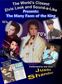 JUSTIN SHANDOR - The Man with a voice like Elvis