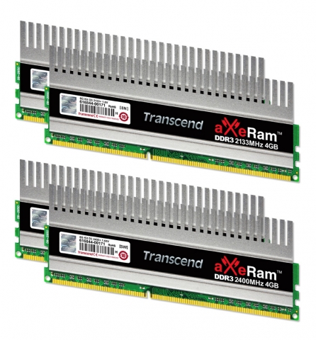 Neue Transcend aXeRam-Speichermoduleöffnen die Tür zum 3D-Gaming