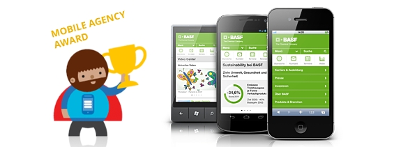 Überzeugte die Jury: mobile Website von triplesense für BASF. Überzeugte die Jury: mobile Website von triplesense für BASF.