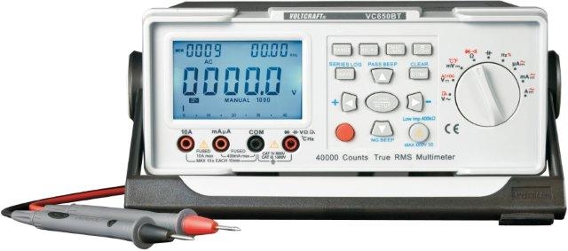 Das Tischmultimeter von Voltcraft® steht für komfortable Bedienung und hohe Messpräzision