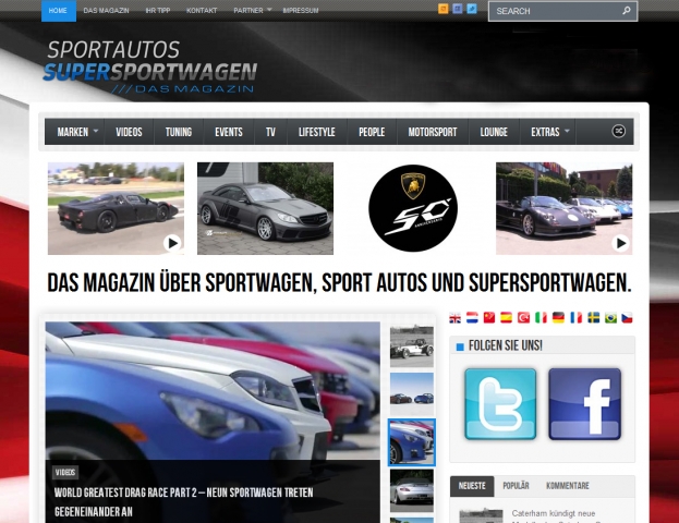 Das Online-Magazin für Sportautos und Supersportwagen Das Online-Magazin für Sportautos und Supersportwagen