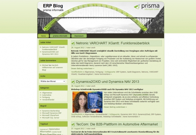 Expertenwissen zu Microsoft Dynamics NAV 2013, SharePoint, SQL-Server sowie zu branchenspezifischen 