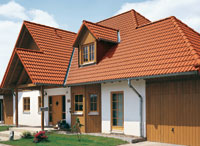 Die Braas Frankfurter Pfanne prägt die Dachlandschaften Deutschlands. Die Braas Frankfurter Pfanne prägt die Dachlandschaften Deutschlands.