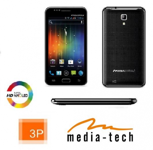 3P bringt eines der ersten 5 Zoll AMOLED Smartphones nach Deutschland: das Media-Tech MT7003
