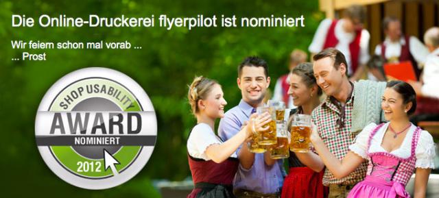 Flyerpilot nominiert für den Shoplupe-Award 2012