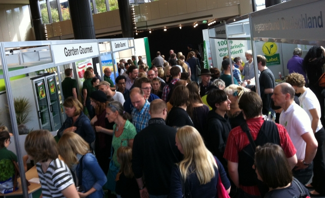 Besucheransturm auf der VeggieWorld in Düsseldorf