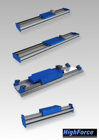 HighForce schlüsselfertige Linearmotorachsen HighForce schlüsselfertige Linearmotorachsen
