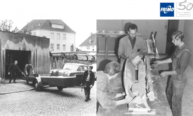 1962 wurde in Osnabrück der Grundstein für die erfolgreiche Unternehmensgeschichte von FRIMO gelegt.