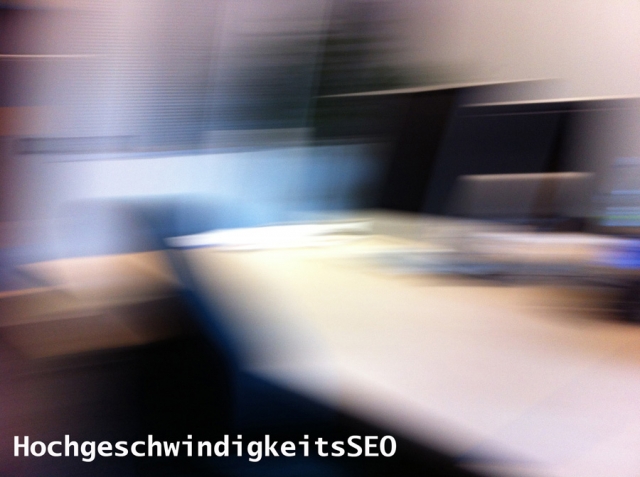 Blick aus dem HochgeschwindigkeitsSEO Zug