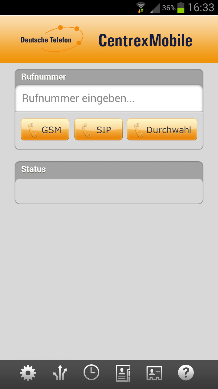 CentrexMobile App der Deutsche Telefon CentrexMobile App der Deutsche Telefon