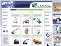 Auf der neuen Internetseite von System Lift lassen sich schnell Infos zu Arbeitsbühnen finden. Auf der neuen Internetseite von System Lift lassen sich schnell Infos zu Arbeitsbühnen finden.