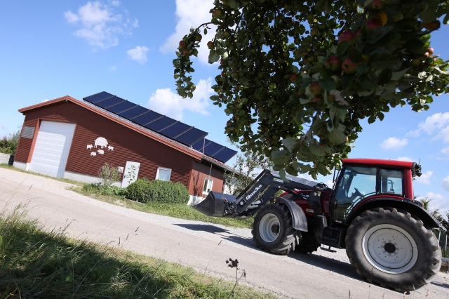 Einer der Themen-Schwerpunkte auf dem EuroTier-Stand: der Einsatz von Solarthermie in der Landwirtsc Einer der Themen-Schwerpunkte auf dem EuroTier-Stand: der Einsatz von Solarthermie in der Landwirtsc