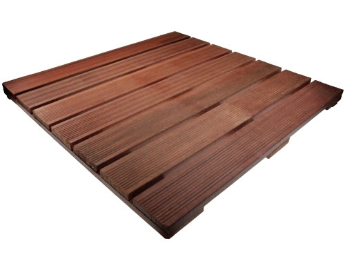 Holz Terrassenfliese aus Massaranduba Holz Terrassenfliese aus Massaranduba