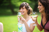 Wein trinken ist gesund