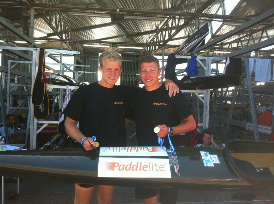 Kai Spenner und Fabian Kux mit Medaillen