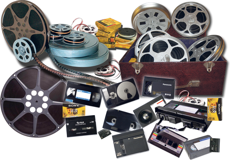 Schmalfilme wie z.B. Super8 oder Normal8 und Video's wie VHS oder Hi8 transferiert die HeloFilm in h