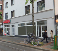 Zukünftiger Standort der HVB auf der Nordstraße - das Wohn-/Geschäftshaus Zukünftiger Standort der HVB auf der Nordstraße - das Wohn-/Geschäftshaus