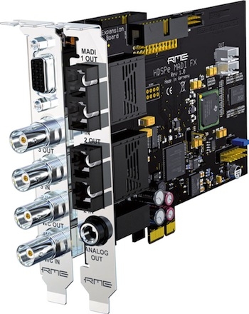390 Audiokanäle auf einer PCI-Express-Karte: Die RME HDSPe MADI FX 390 Audiokanäle auf einer PCI-Express-Karte: Die RME HDSPe MADI FX