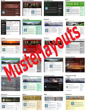 Alle Muster-Layouts sind vielfältig variierbar. Alle Muster-Layouts sind vielfältig variierbar.