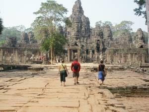 Besuch von Angkor Wat, Kambodscha
