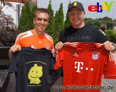 Trikottausch mit Philipp Lahm