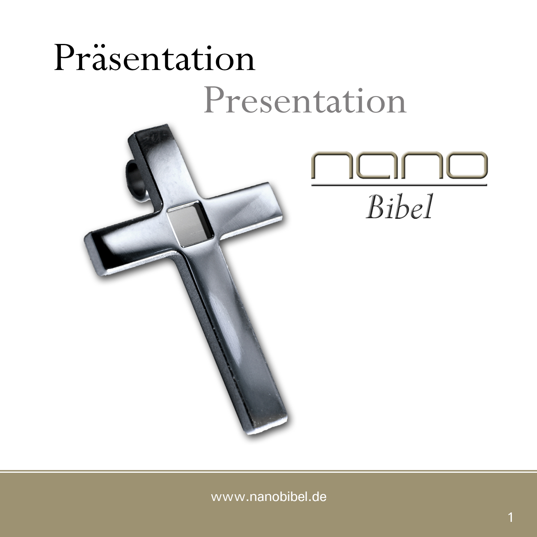 Präsentation über die Herstellung der NanoBibel Präsentation über die Herstellung der NanoBibel