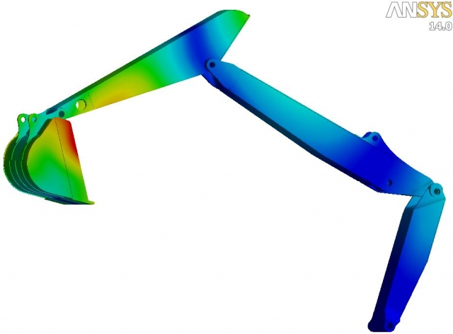Mit der von CADFEM angebotenen Simulationssoftware ANSYS lassen sich auch komplexe Bauteilstrukturen