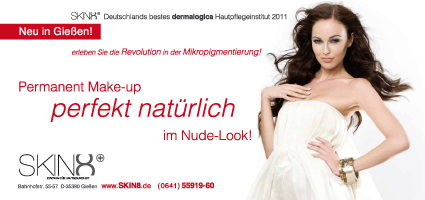 LCN Permanent Make-up Behandlung im Kosmetikinstitut SKIN8 in Gießen