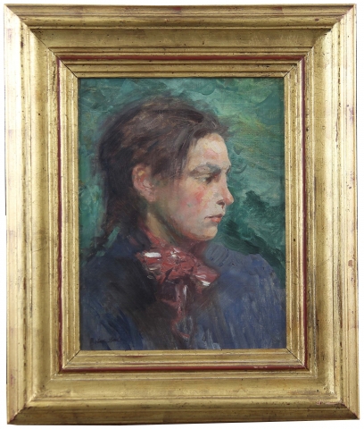Mädchen-Portrait des Dresdner Malers Robert Sterl Mädchen-Portrait des Dresdner Malers Robert Sterl