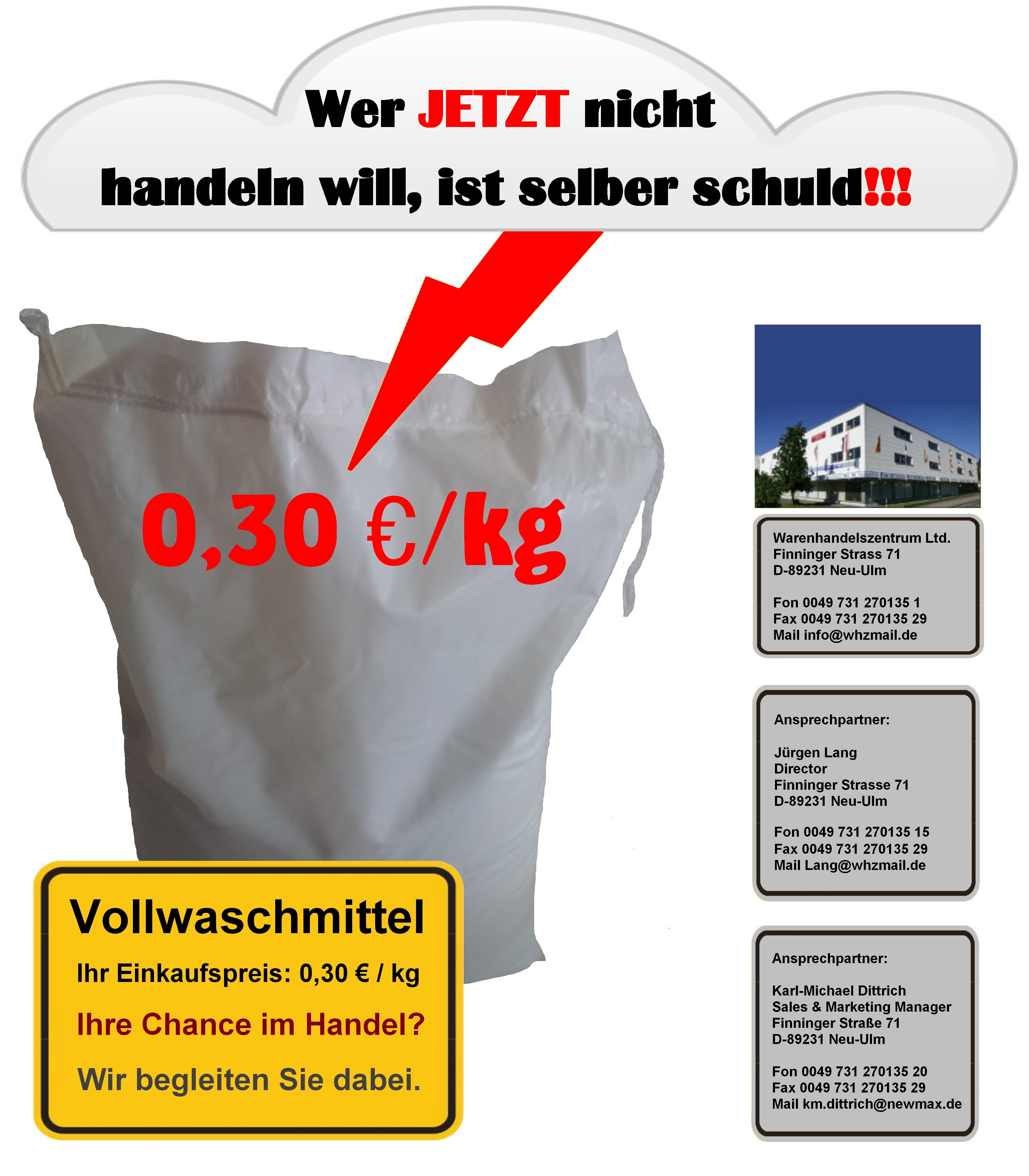 Angebot des Warenhandelszentrums Angebot des Warenhandelszentrums
