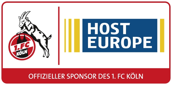 Host Europe ist ab sofort?Offizieller Partner des 1. FC Köln?