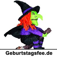 Hexen-Pinata als Deko und für ein Halloween-Spiel