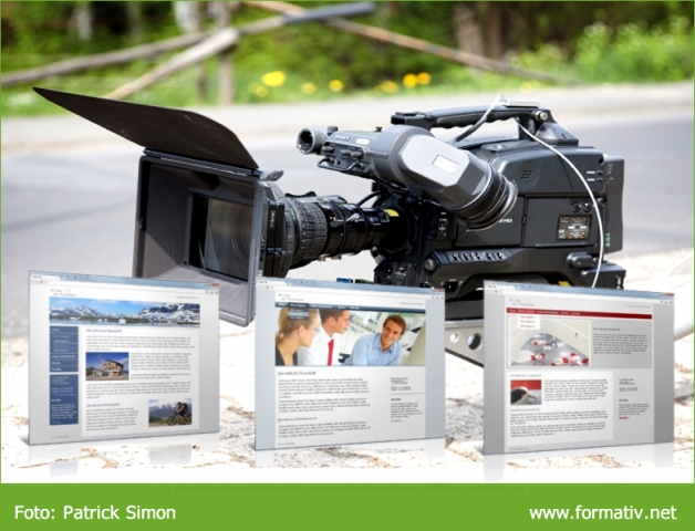 Webdesign in der Praxis: Mit Online-Videos und Imagefilmen auf der Homepage Wirkung bzw. Verkaufszah Webdesign in der Praxis: Mit Online-Videos und Imagefilmen auf der Homepage Wirkung bzw. Verkaufszah