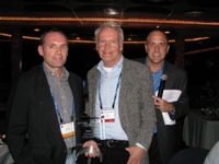 Siegfried Kreuzer, GF KP2 GmbH; Volker Nebel, GF KP2 GmbH; Sam Reese, CEO Miller Heiman (v.li.n.re.)