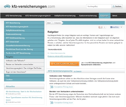 Kfz-Versicherungen.com informiert: Wechselsaison startet Kfz-Versicherungen.com informiert: Wechselsaison startet