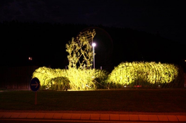 euroLighting: Kreiselkunst in Isenhausen euroLighting: Kreiselkunst in Isenhausen