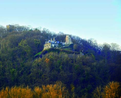 Die Burg Rolandseck mit dem Rolandsbogen soll mit privaten undöffentlichen Geldern weiter saniert we Die Burg Rolandseck mit dem Rolandsbogen soll mit privaten undöffentlichen Geldern weiter saniert we