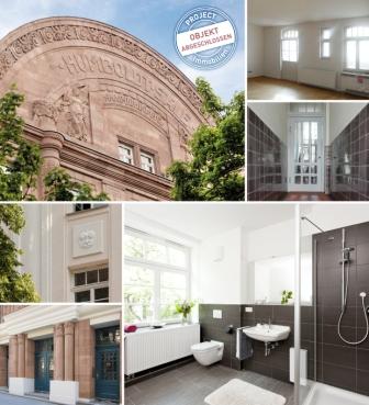 Die Sanierungsarbeiten im HUMBOLDT PALAIS sind abgeschlossen. (Bild: PROJECT Immobilien) Die Sanierungsarbeiten im HUMBOLDT PALAIS sind abgeschlossen. (Bild: PROJECT Immobilien)