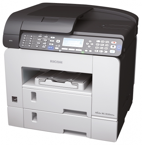 Kompakt, produktiv und wirtschaftlich: die neuen Geljet Multifunktionssysteme Aficio SG 3100SNw und 