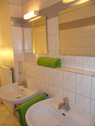 gepflegtes Bad im Hostel Hamburg