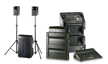 Mit dem Amico 10 USB stellt FBT ein kompaktes PA-System für Bands, Clubs und den Konferenz-Einsatz v
