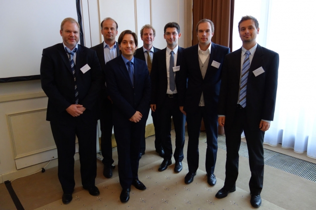 Die Preisträger des ACATIS-Value-Preises 2012 von links: Prof. Dr. Sebastian Lobe, Prof. Dr. Klaus R