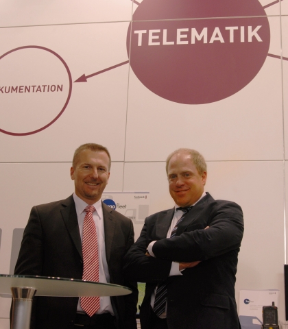 Neue strategische Telematikpartner: Thomas Piller (links) und Pete Jendras (rechts) Neue strategische Telematikpartner: Thomas Piller (links) und Pete Jendras (rechts)
