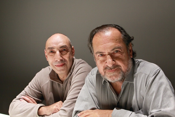 Gutsbesitzer Jair Agopian mit seinem Berater Michel Rolland Gutsbesitzer Jair Agopian mit seinem Berater Michel Rolland
